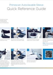 Primescan Autoclavable Sleeve - Quick Reference Guide